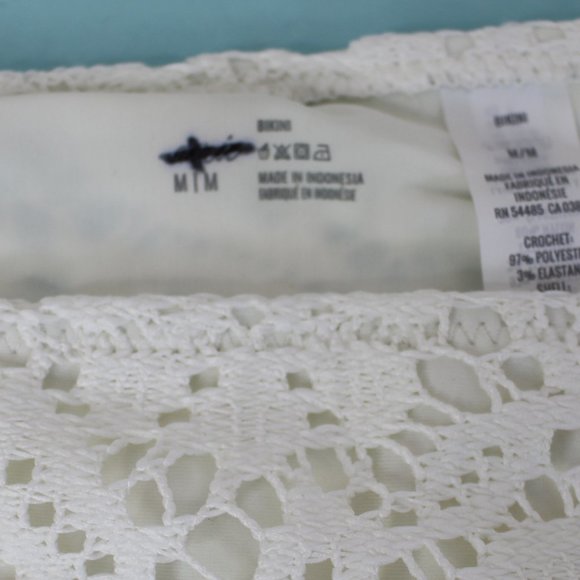 Aerie White Side Tie Bikini Bottoms // NWOT - Picture 2 of 4